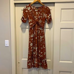 Max Edition Midi dress, floral print. Size:S